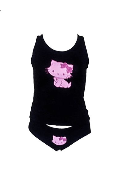 Erdem Women's Black Cotton Elastane Seamless Bikini Panties 6 Pack 7105 -  Trendyol