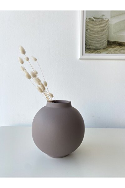 TROVE Topik Seramik Vazo (vizon)