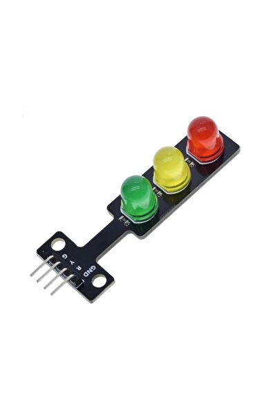 Genel Markalar Trafik Işık Led Modülü 5v Ortak Katot 8mm Led Kırmızı Sarı Yeşil