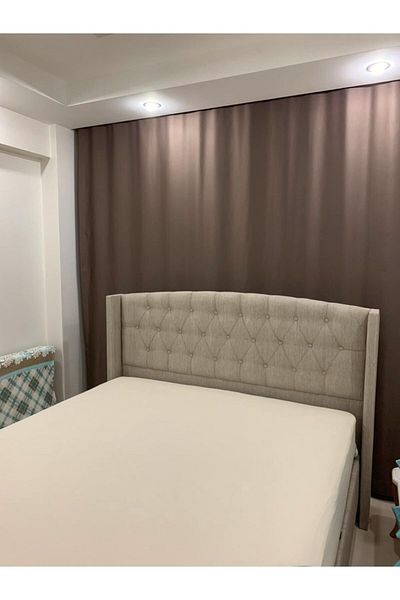 modacosmo Cearșaf montat din bumbac de culoare crem 4 bucăți
