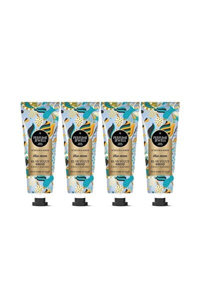 Eyüp Sabri Tuncer Blue Moon Perfume Jewels - Hand and Body Cream 50ml x 4 Pieces