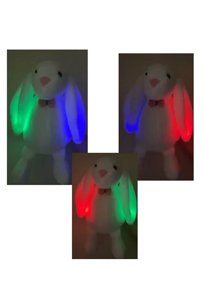 Sole Led Lighted, Sleeping Companion Long Ear Bunny Plush Rabbit 65cm