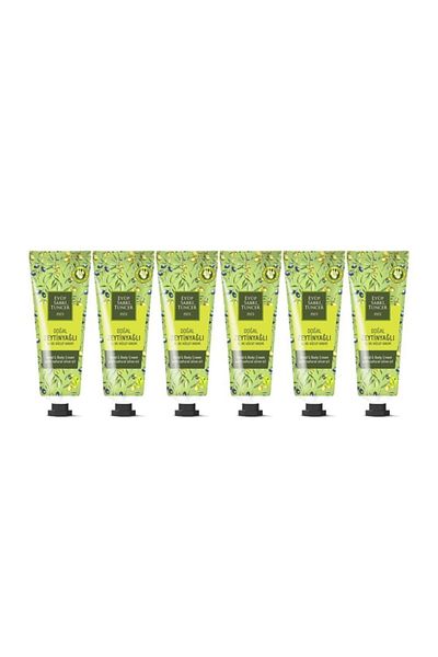 Eyüp Sabri Tuncer Natural Olive Oil Hand and Body Cream - 50 Ml Tube x 6 Pieces