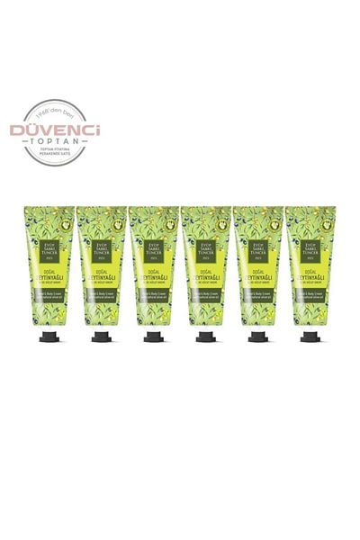 Eyüp Sabri Tuncer Natural Olive Oil Hand and Body Cream - 50 Ml Tube x 6 Pieces