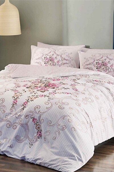 Taç طقم غطاء لحاف فردي رانفورس ياسمين V2 وردي