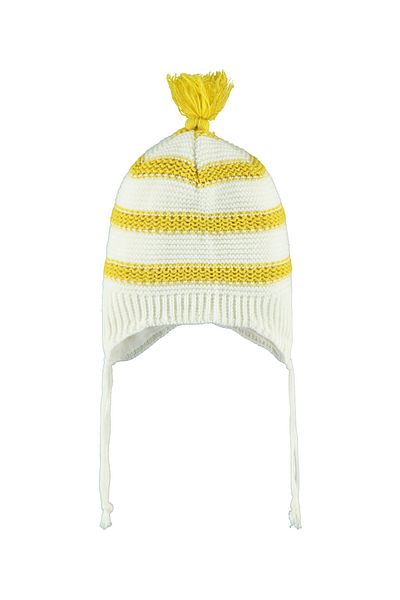 Kitti Baby Boy Eared Beret 0 18 Months Cream