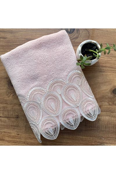 Çeyiz Bahçesi Damla Powder Velvet Towel 50&90