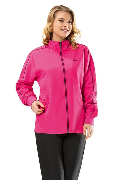 Fantasy Pink Women's Turtleneck Plus Size Tracksuit Set Edy950p