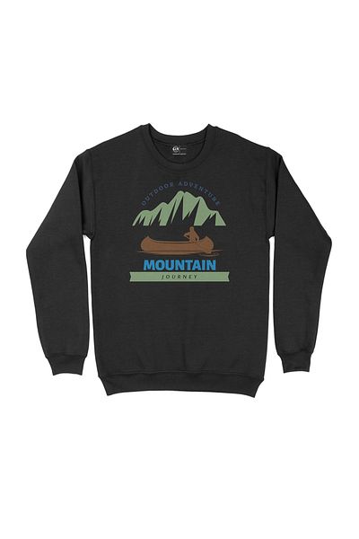 Cix Μαύρο φούτερ Mountain Journey