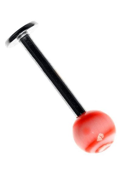 BIJUTERI Labret Stud 316 L Bioplast Piercing