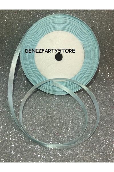 Deniz Party Store Σατέν κορδέλα 6 mm 23 μέτρα (25 γιάρδες) 1 τεμάχιο μπλε