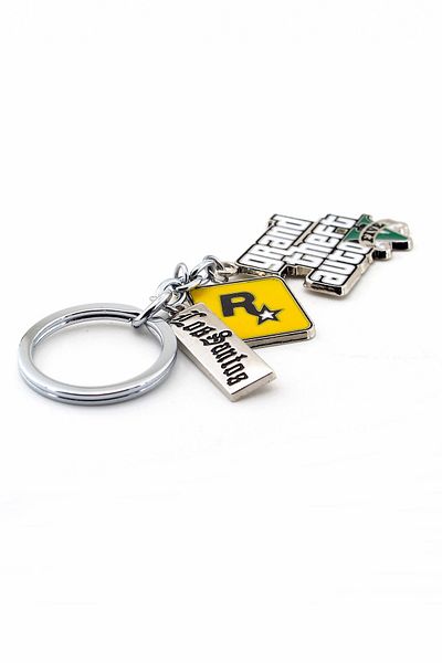 Solfera Unisex Gta V Online Grand Theft Metal Keychain Kc480