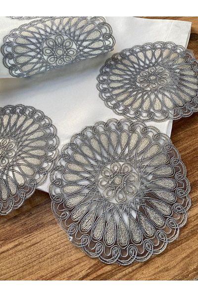 Çeyiz Bahçesi Σετ πετσετών Hayal Cream Grey Bundle
