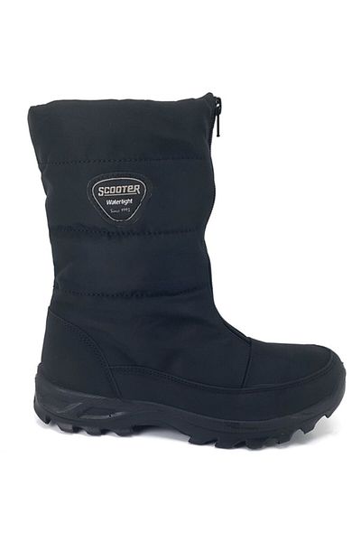 Scooter 5547 Ghete de damă de zi cu zi impermeabile negre