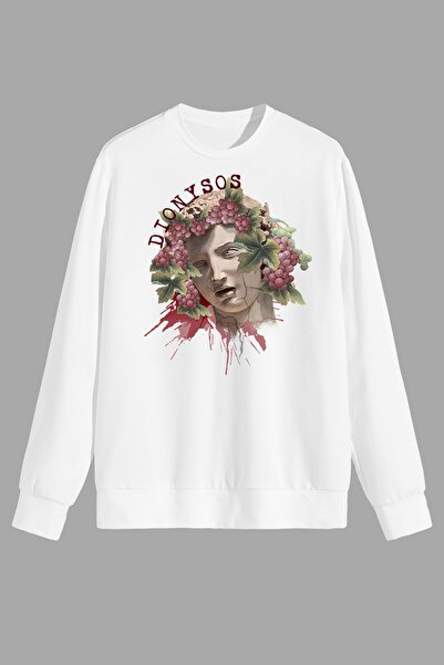perseusshopping Mitološki bog vina Dionizos Štampano crna unisex majica