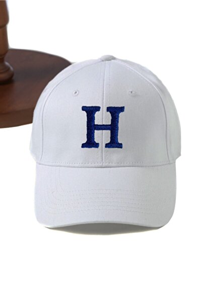 ŞapkaMania Navy Blue H Gabardine Cap