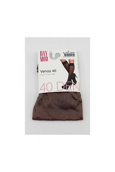 Daymod Κάλτσες Venus 40 Knee Medium Thick Mink Color 2 Pieces