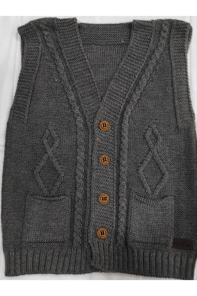 ÖZBEBİŞİM Baby And Kids Knitwear Knitted Vest