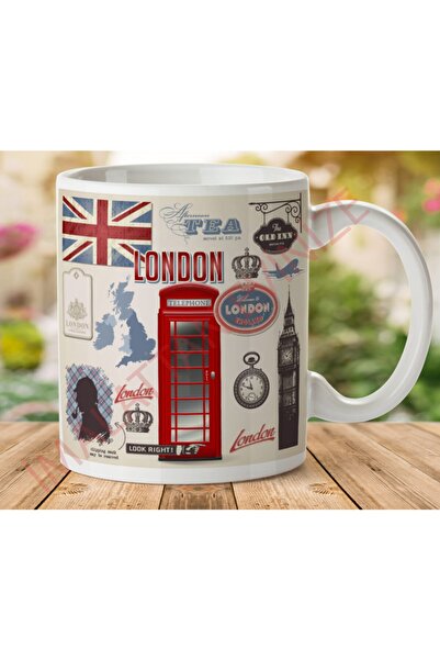 ART HEDİYE كوب لندن بتصميم عصري مطبوع على الجانبين