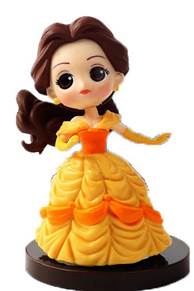 BANDAI Q Posket Princess Belle Beauty and the Beast Action Figure Toy 8 cm