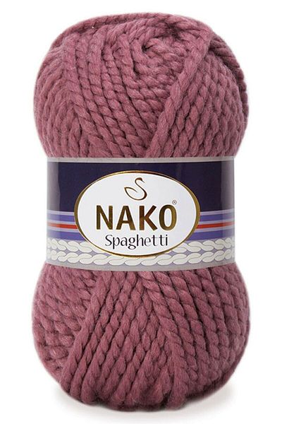 NAKO ( 5 Pieces ) Spaghetti 327 Dried Rose Hand Knitted Threads Vest Cardigan Thread Scarf Sweater Beanie Thread