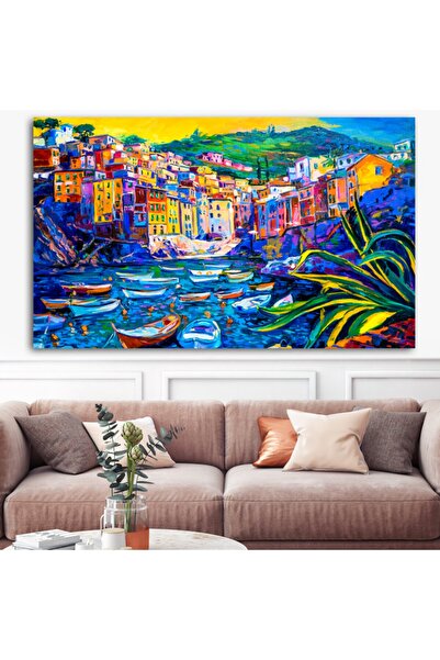 Sebenta Dev Boyut Yağlı Boya Kanvas Tablo 80 cm x 120 cm