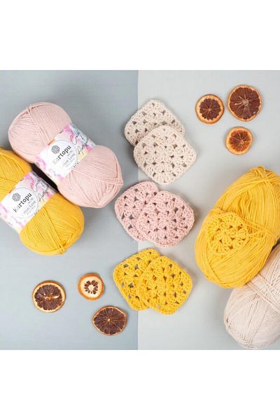 Kartopu Cotton Love K720 Ispirto Purple Color Πλεκτό Χέρι - 1 Τεμάχιο