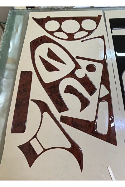 DNCTUNING كونسول فوكس 1998-2005 مطلي بالماهوجني - 7 قطع ألوان