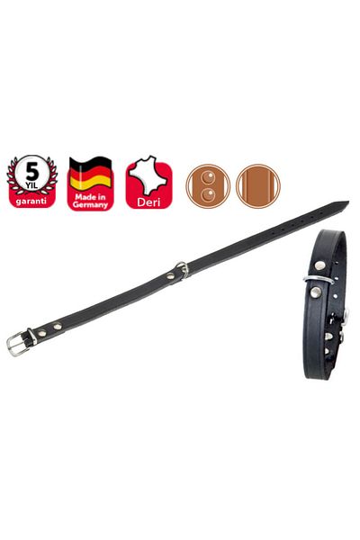 Karlie Black Karlıe Leather Neck Collar - 57Cm-20Mm