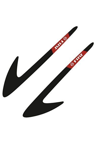 Genel Markalar Fiat Linea Çamurluk Venti Sağ Sol Parlak Siyah Logolu