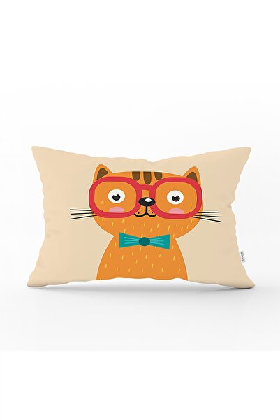 Realhomes Husă de pernă decorativă dreptunghiulară cu imprimare digitală cu d...