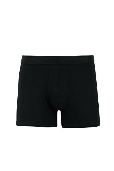 Meguca Socks Pamuklu Esnek Erkek Boxer Tekli Paket Siyah