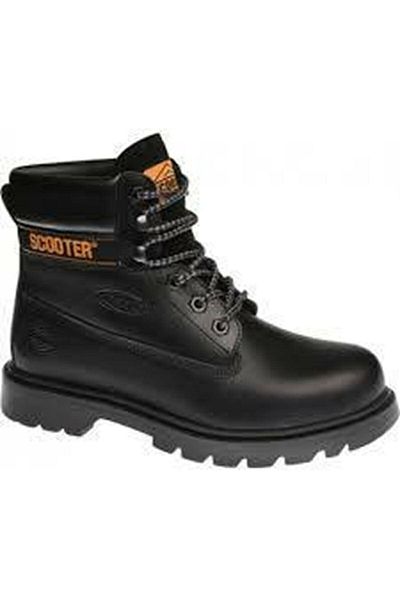 Scooter M5130 Snow Boots Watertight Waterproof New Season Leather Black Skin Boots