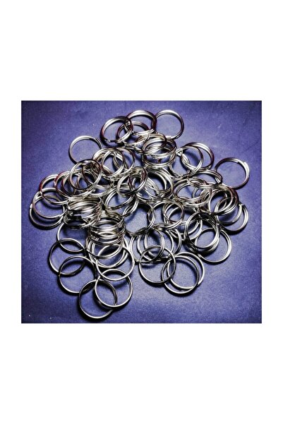 platin hediyelik 250 bucăți inel pentru chei din metal de culoare argintie