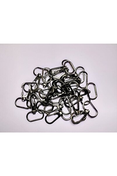 platin hediyelik 25 bucăți inel pentru chei din metal de culoare afumată