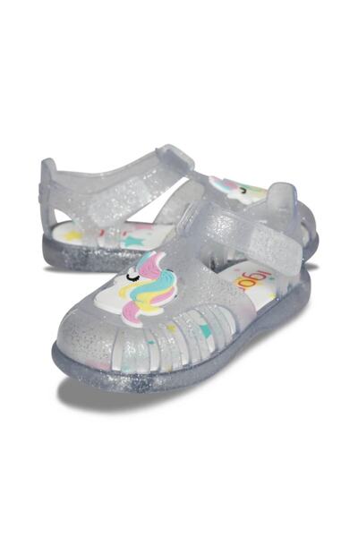 IGOR Tobby Unicornio Kids Sandals - Transparent Glitter
