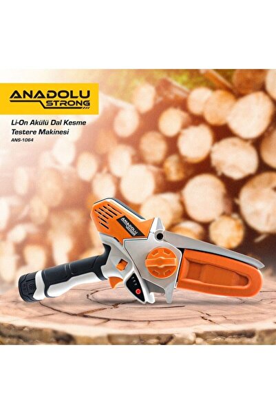 Anadolu Strong Ans-1064 çift Akülü Bakır Sarğılı Pratik Şarjlı Testere