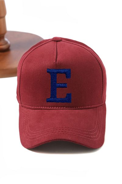 ŞapkaMania Navy Blue E Luxury Gabardine Cap