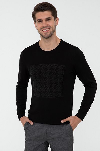 Pierre Cardin Black Men's Sweater G021SZ0TK.000.1292219