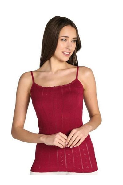 Berrak 8050 Climate Women's String Strap Athlete 3 Pieces Women's Cherry Xl
