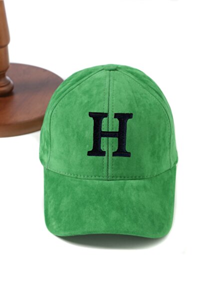 ŞapkaMania Șapcă neagră din piele intoarsa H