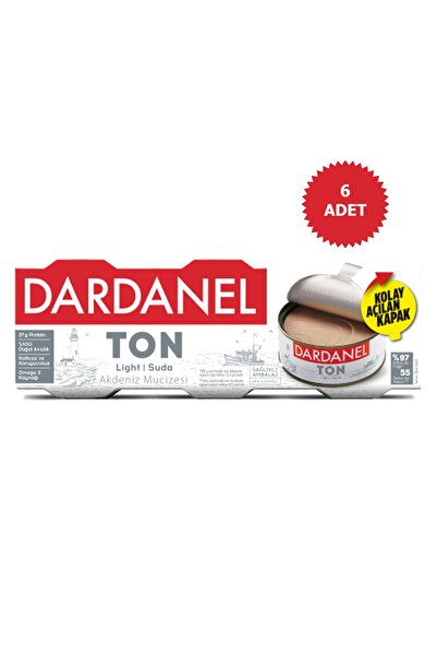 Dardanel 6'lı Dardanel Light Ton Balığı 3x75 Gr.