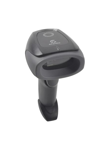 AFANDA قارئ باركود ليزر أحادي الخط - USB سلكي ثنائي الأبعاد AF-7080