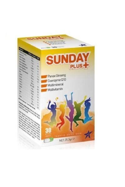 Sunday Plus Sundayplus+ Panax Ginseng & Q10 & Multivitamin 30 Kapsül