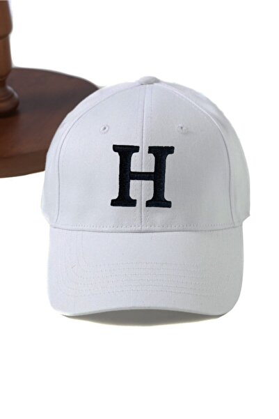 ŞapkaMania Black H Gabardine Cap