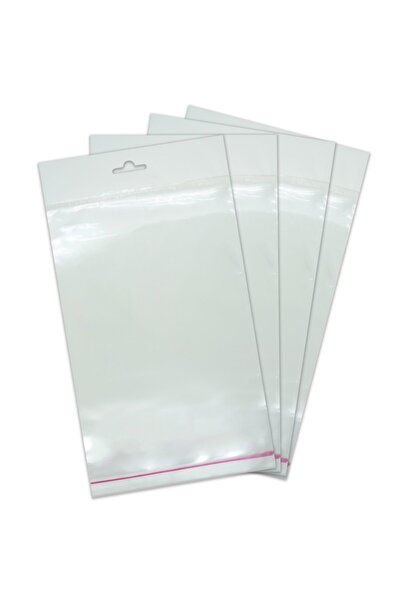 paketlemetezgahı 16*30 Sedefli Askılı (askı Kısmı Beyaz) Bantlı Opp (parlak-ş...