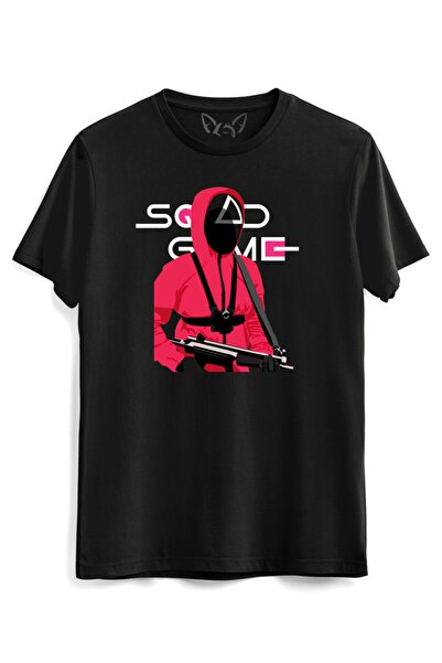 Alfa Tshirt تيشيرت أسود للرجال من Squid Game