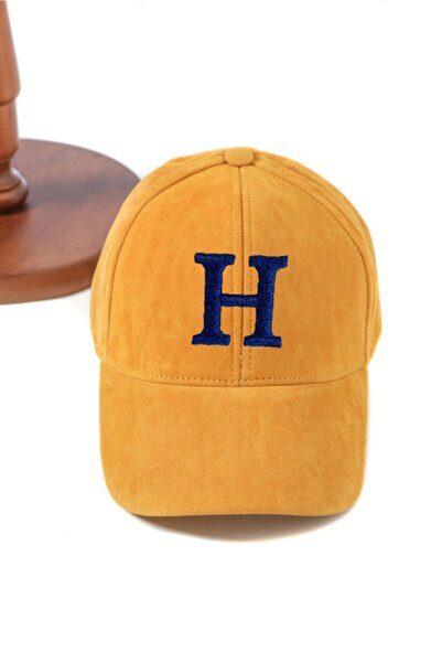 ŞapkaMania Șapcă din piele intoarsa albastru bleumarin H