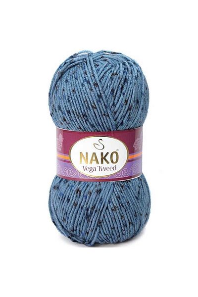 NAKO 1 Piece Vega Tweed Premium Acrylic Hand Knitting Yarn Wool 31764