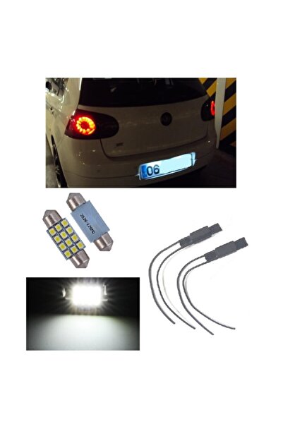 Fardoktoru Vw Golf 5 Beyaz Led Plaka Lambası Ampul Seti